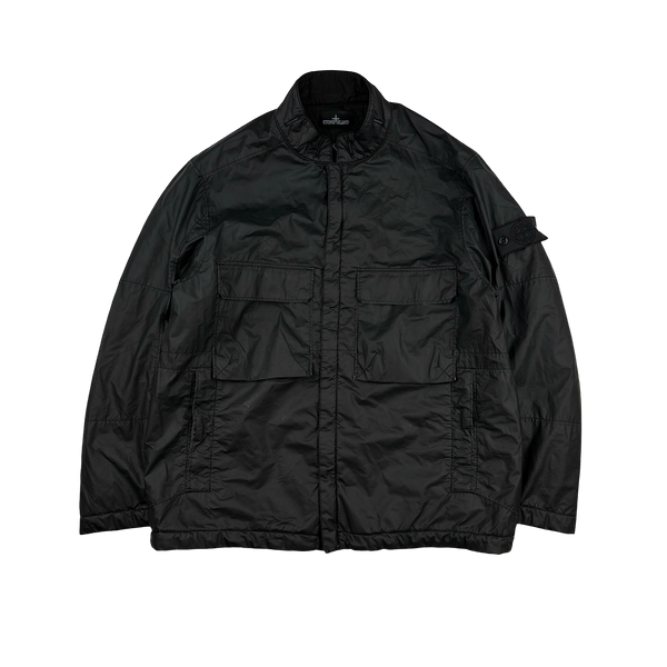 Stone Island 2018 Black Poly-Hide 2L Shadow Project Jacket - Large
