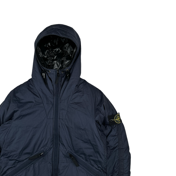 Stone Island 2010 Navy Hyperlight Down Filled Puffer Jacket - Small