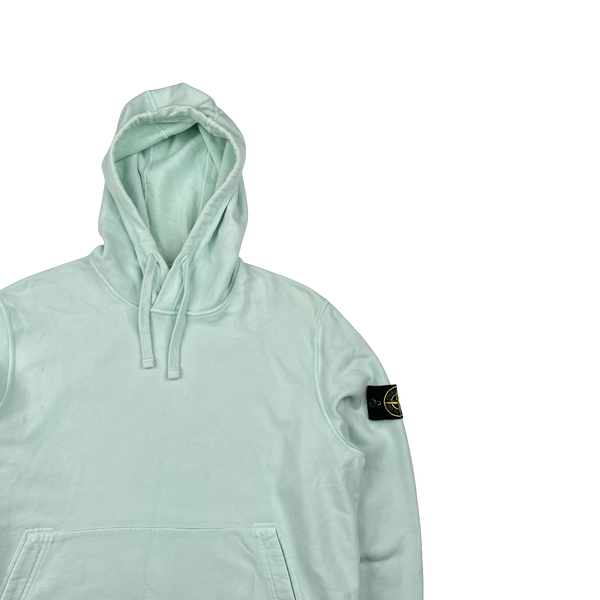 Stone Island 2022 Mint Pullover Cotton Hoodie - Large