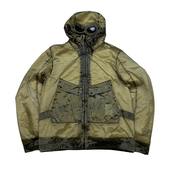 CP Company Green Kan D Sherling Lined Goggle Jacket - XL