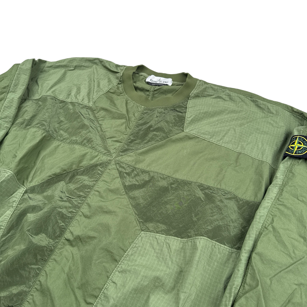 Stone Island 2022 Rip Stop Nylon Metal Compass Crewneck Pullover - Large