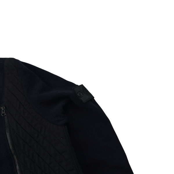 Stone Island Dark Navy Shadow Project Knit Zipped Jumper - XXL