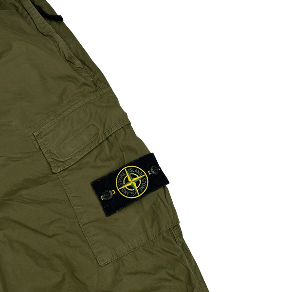 Stone Island 2019 RE-T Khaki Cotton Cargos - 30"