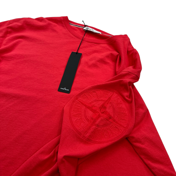 Stone Island 2022 Embroidered Compass Logo Longsleeve - Large