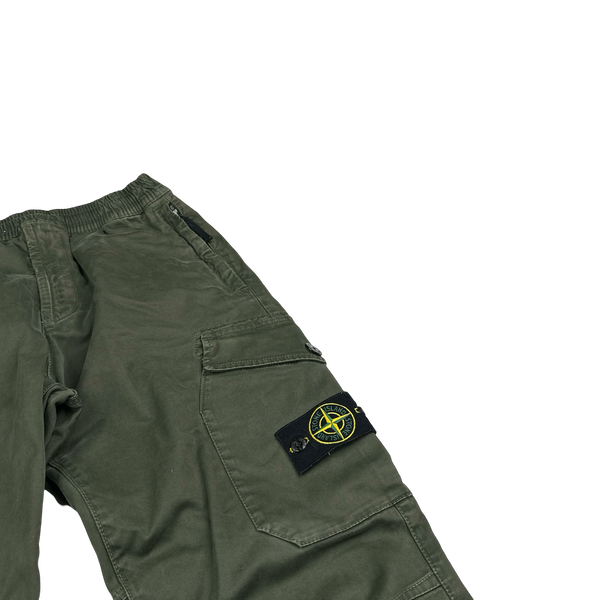 Stone Island 2020 Khaki RE T Cargo Trousers - 31"