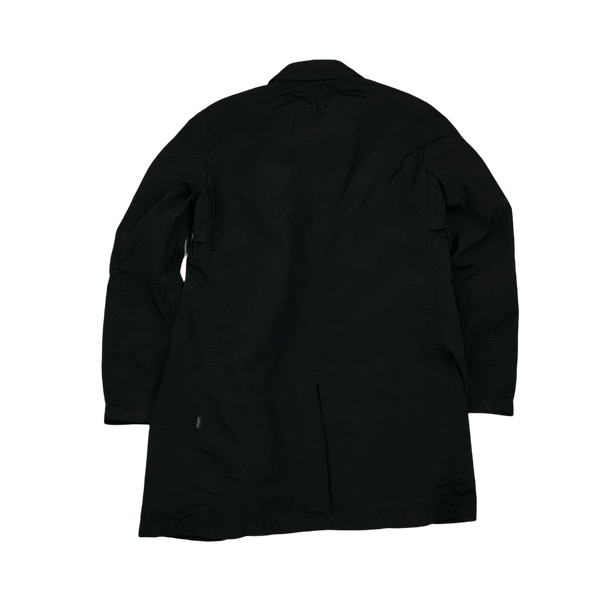 Stone Island 2016 Silon Long Collared Nylon Jacket - Large