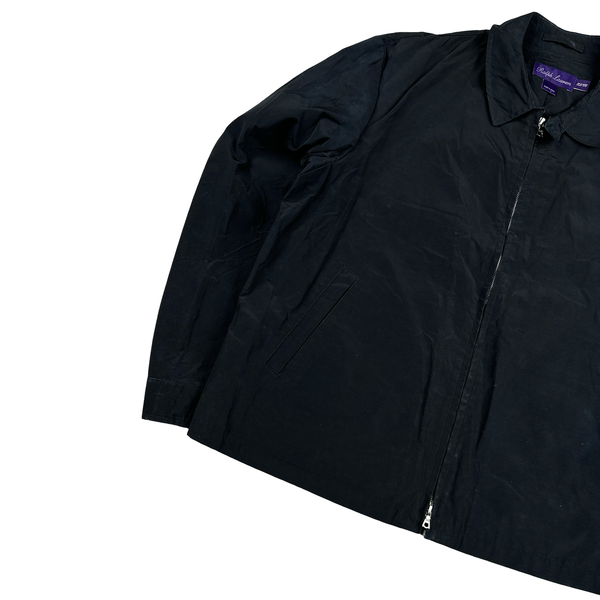 Ralph Lauren Purple Label Black Heavyweight Waterproof Jacket- XL