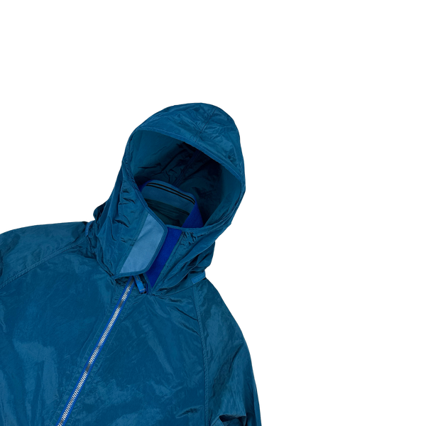 Stone Island Vintage 2005 Blue Nylon Metal Shimmer Jacket - Medium