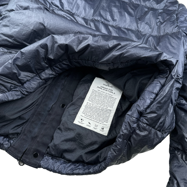 Stone Island 2012 Navy Garment Dyed Puffer Jacket - Large