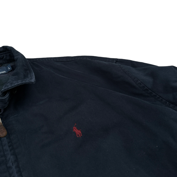 Ralph Lauren Navy Harrington Jacket - Large