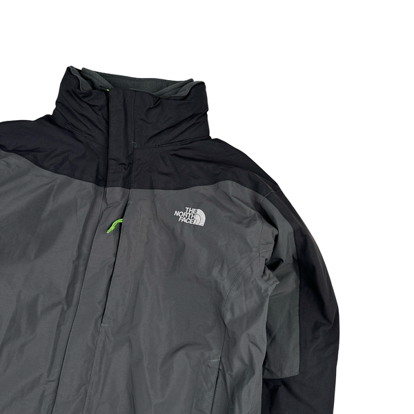 North Face 3 In 1 Fleece Lined Colour Block Hyvent Jacket- Large