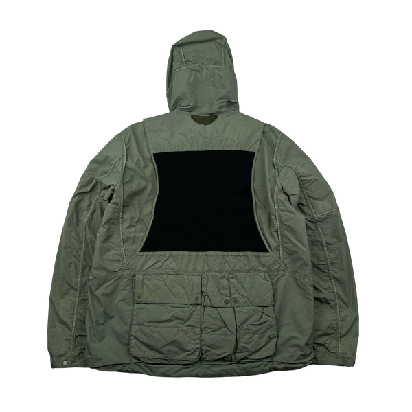CP Company Green Cargo Reversible Double Lens Viewer Jacket - Large