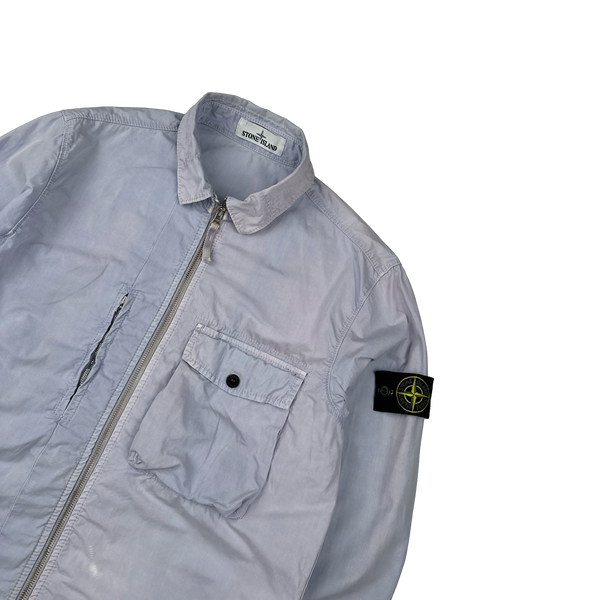 Stone Island 2019 Lilac Cotton Overshirt - Medium