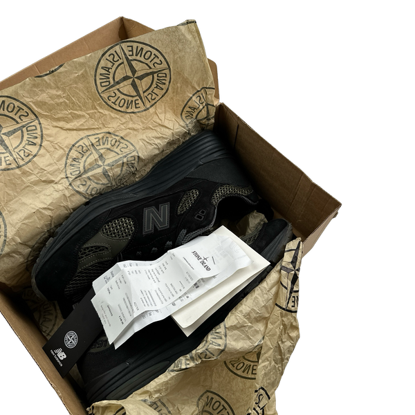 Stone Island x New Balance Khaki 991 Trainers - UK 10.5