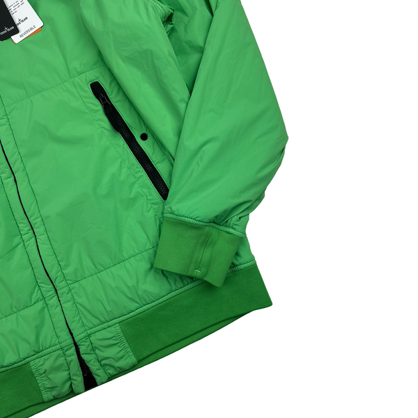 Stone Island 2022 Apple Green Comfort Tech Composite Reversible Polartec Jacket - XL
