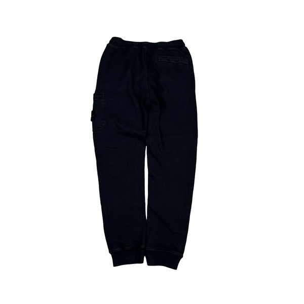 Stone Island 2022 Black Cotton Joggers - Small