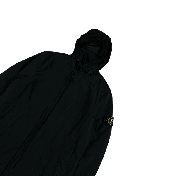 Stone Island 2018 Black Micro Reps Primaloft Parka Jacket - Medium