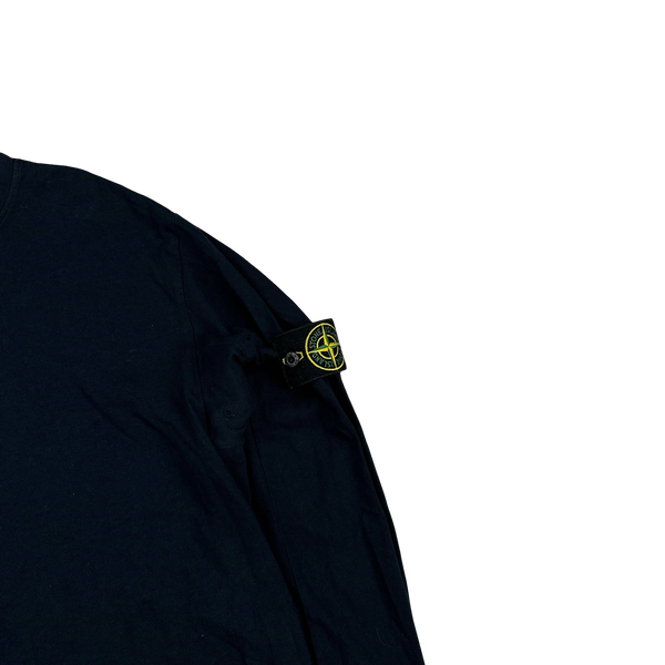Stone Island 2016 Navy Longsleeve Cotton Top - Large