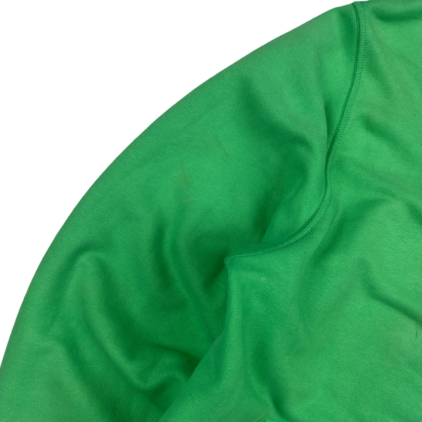 Stone Island 2022 Green Cotton Zipped Hoodie - Medium