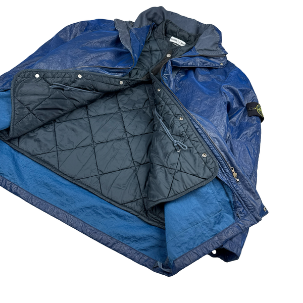 Stone Island Nylam Blue Vintage AW2000 Rare Dutch Rope Jacket - Large