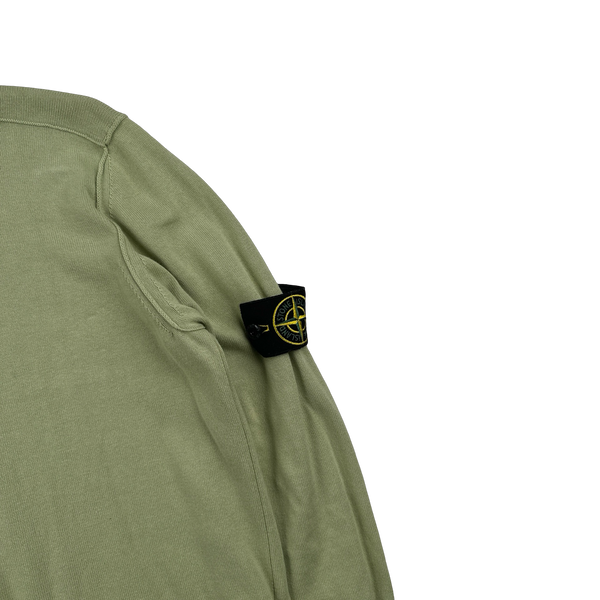 Stone Island 2022 Pale Green Soft Knit Jumper - Small