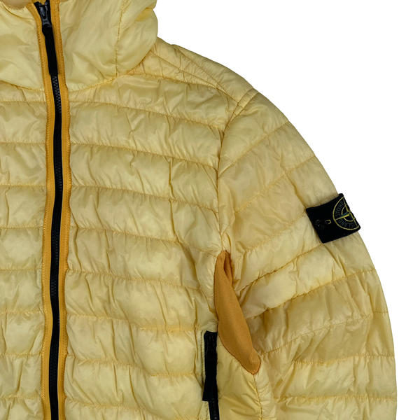 Stone Island 2018 Yellow Down Filled Puffer Jacket - XL