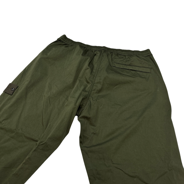 Stone Island 2021 Khaki Ghost Cotton Cargo Trousers - 40"