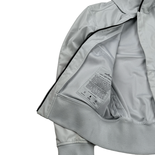 Stone Island Ice Blue Light Soft Shell R Jacket - Small