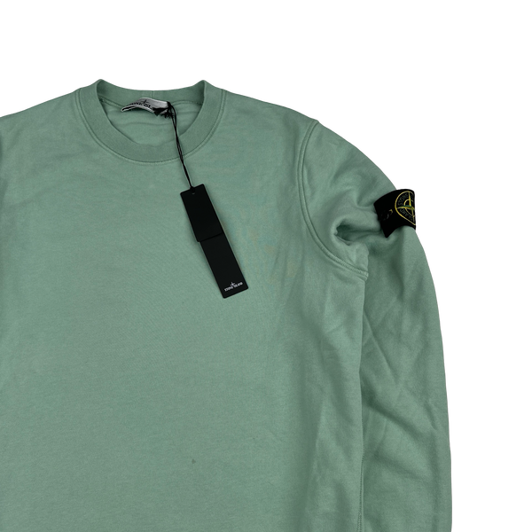 Stone Island 2024 Mint Green Crewneck Jumper - Medium