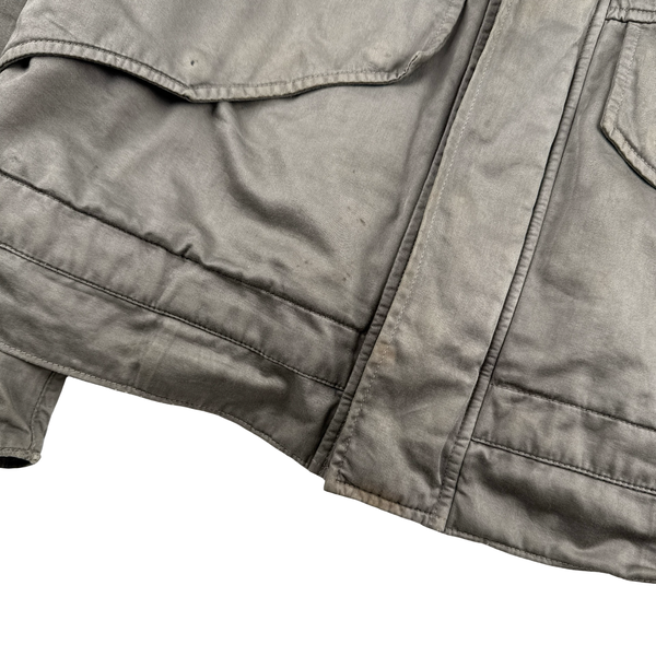 Stone Island 2009 Raso Gommato Down Filled Dutch Rope Lined Jacket - Small