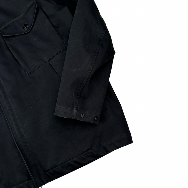 Stone Island Black Ghost Raso Gommato Double Jacket - XL