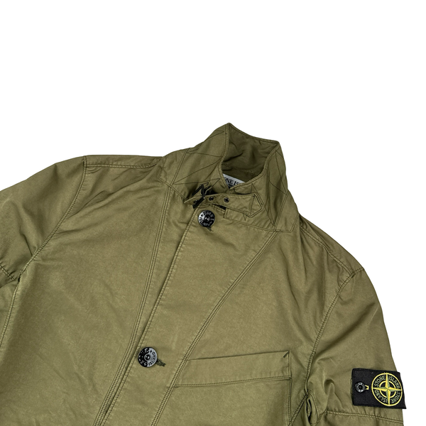 Stone Island 2009 Double Breasted Beige Jacket - Medium