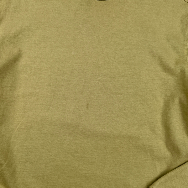 Stone Island 2021 Olive Green Cotton Long Sleeve Jumper - Medium
