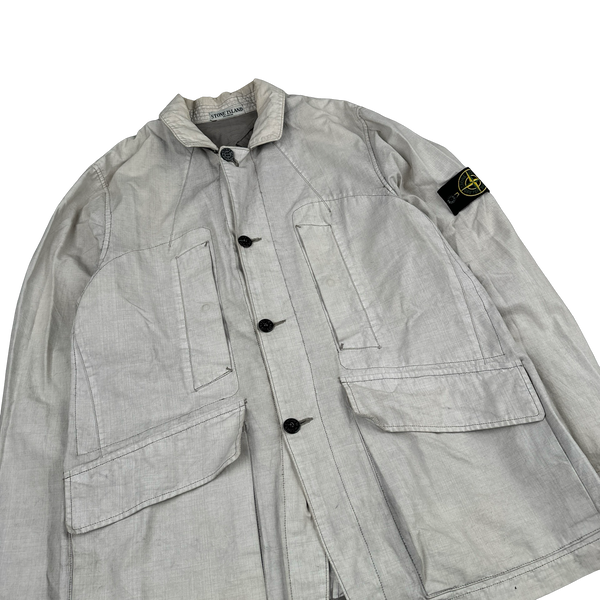 Stone Island 2006 Lino Flax Blazer Jacket - XL