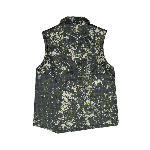 A Cold Wall Down Filled Abstract Patterned Gilet Coat - Small