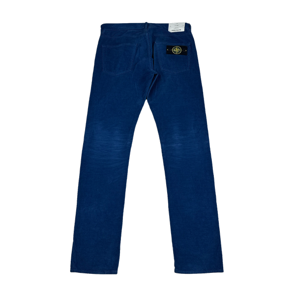 Stone Island 2013 Blue Corduroy Trousers - 32"