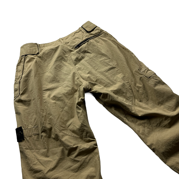 Stone Island Beige 2010 Cotton Cargo Trousers - Medium