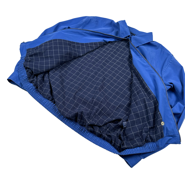 Ralph Lauren Blue Harrington Zipped Quilted Jacket - XL