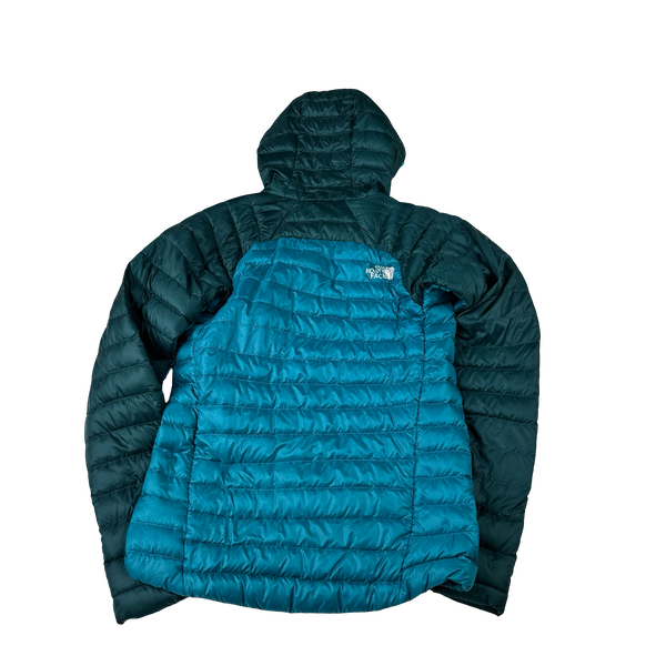 North Face Blue 800 Pro Down Hooded Puffer Jacket - XS