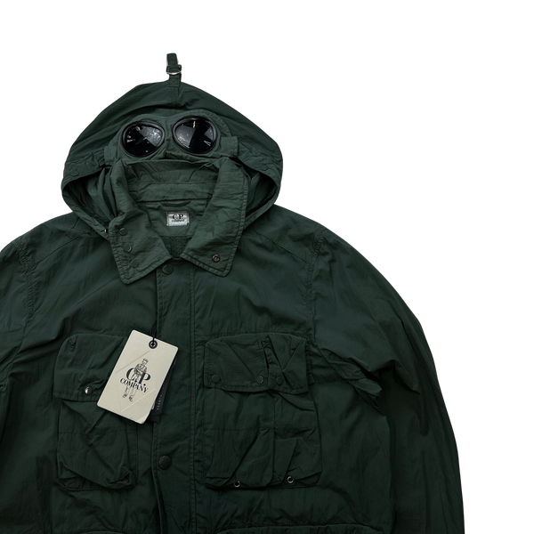 CP Company Green Chrome La Mille Goggle Jacket - XXL