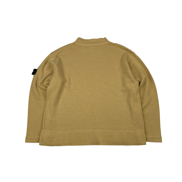 Stone Island 1998 Mock Neck Wool Jumper - XL