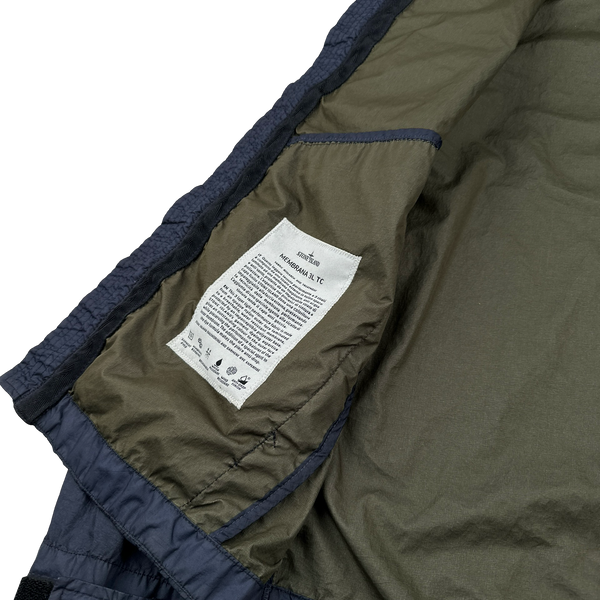 Stone Island 2017 Navy Membrana 3L TC Rain Jacket - Medium