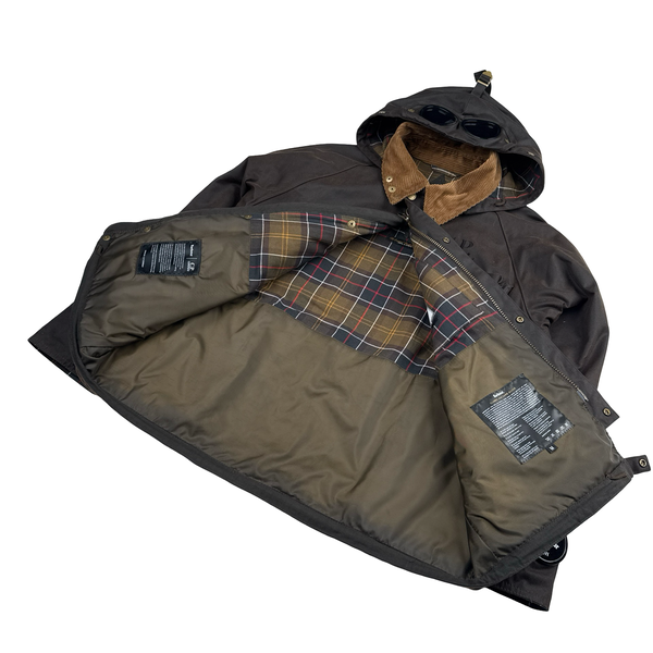 CP Company x Barbour Multi Pocket 500 Mille Waxed Jacket - Medium
