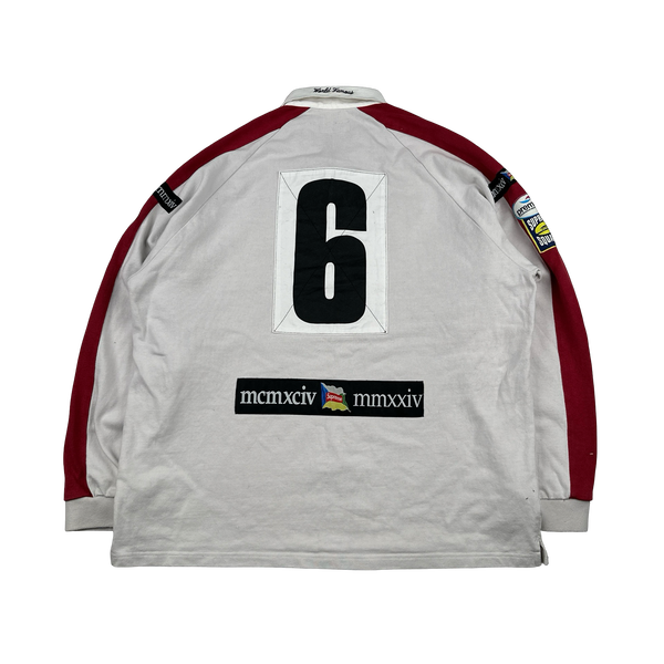 Supreme World Famous Spellout no.6 Rugby Polo Shirt - XXL