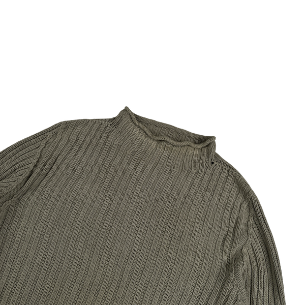 Stone Island 2003 Beige Knitted Jumper - XXL