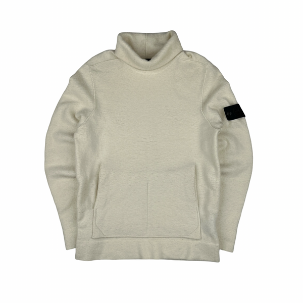 Stone Island 2018 Shadow Project Beige Lightweight Knit Jumper - Large