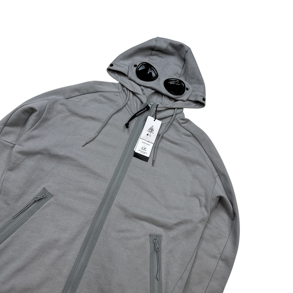 CP Company Stone Grey Lens Viewer Hoodie - Medium, Large, XXL, XS