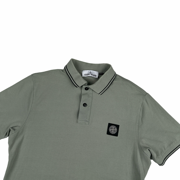 Stone Island 2018 Grey Polo Shirt - Large