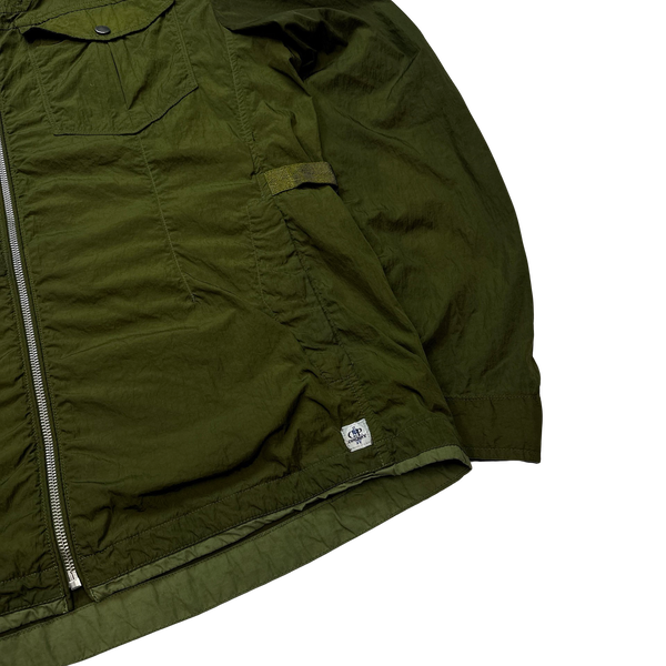 CP Company Green Nylon Metal Chrome Jacket - XL