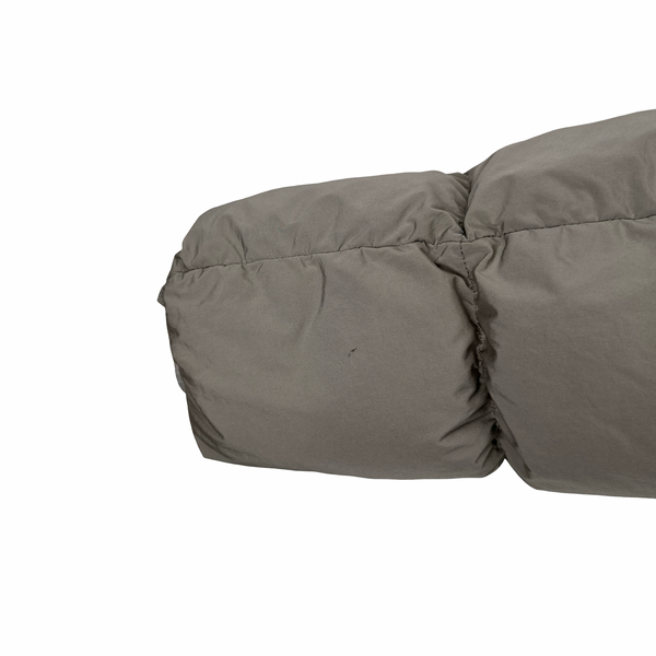 CP Company Beige Nycra Down Filled Puffer Long Jacket - Large